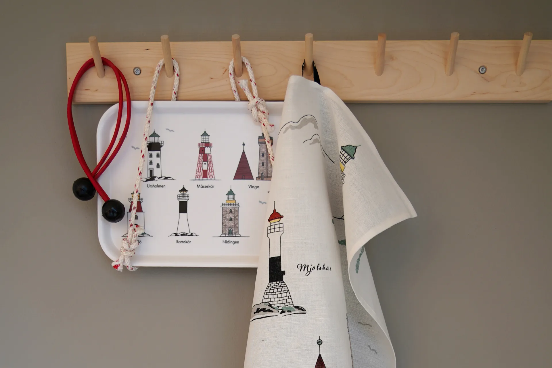 Taca Svenska fyrar Svenska fyrar 20x27 cm, Multi Almedahls