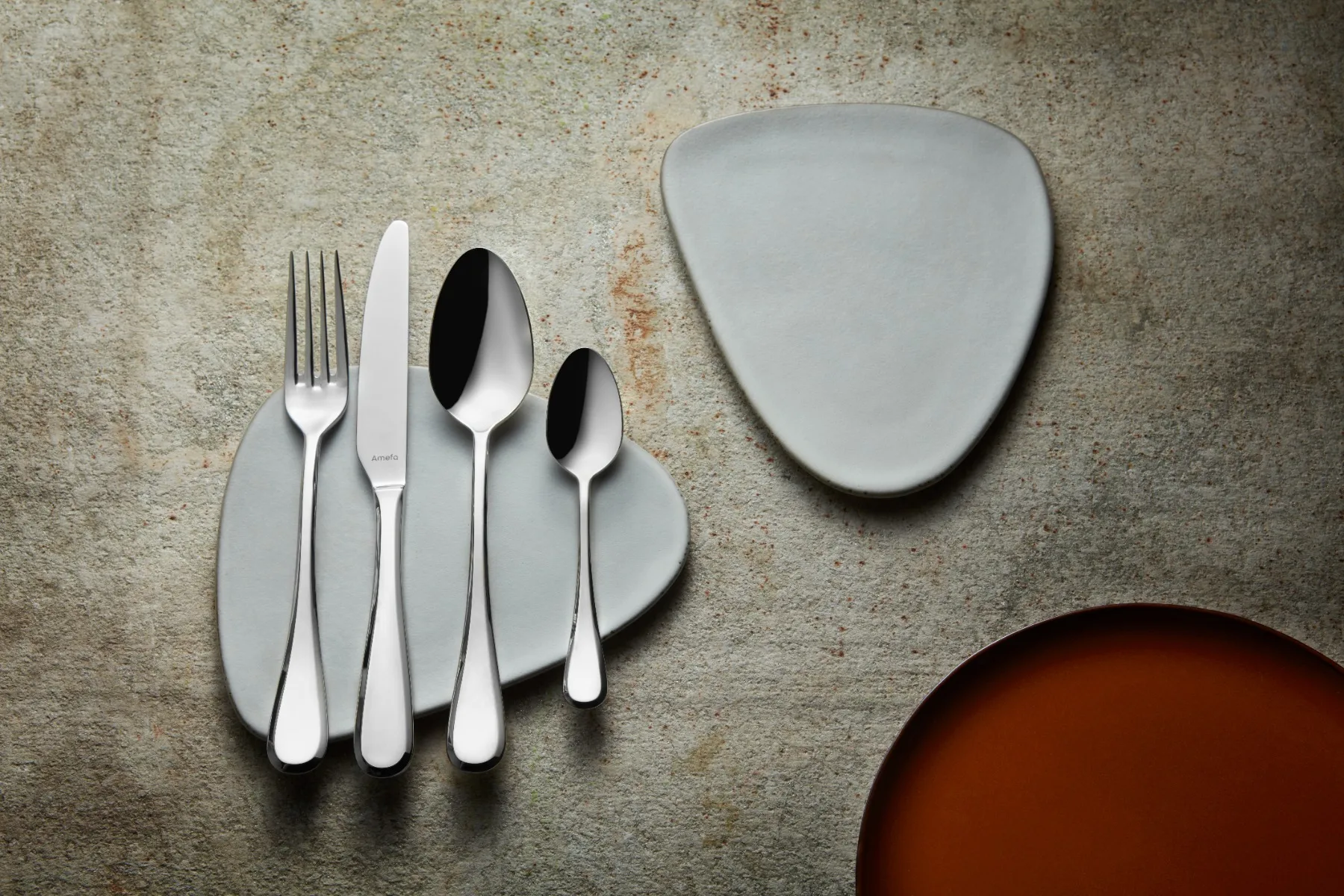 Zestaw sztućców Drift, 24 części, Stal nierdzewna Amefa