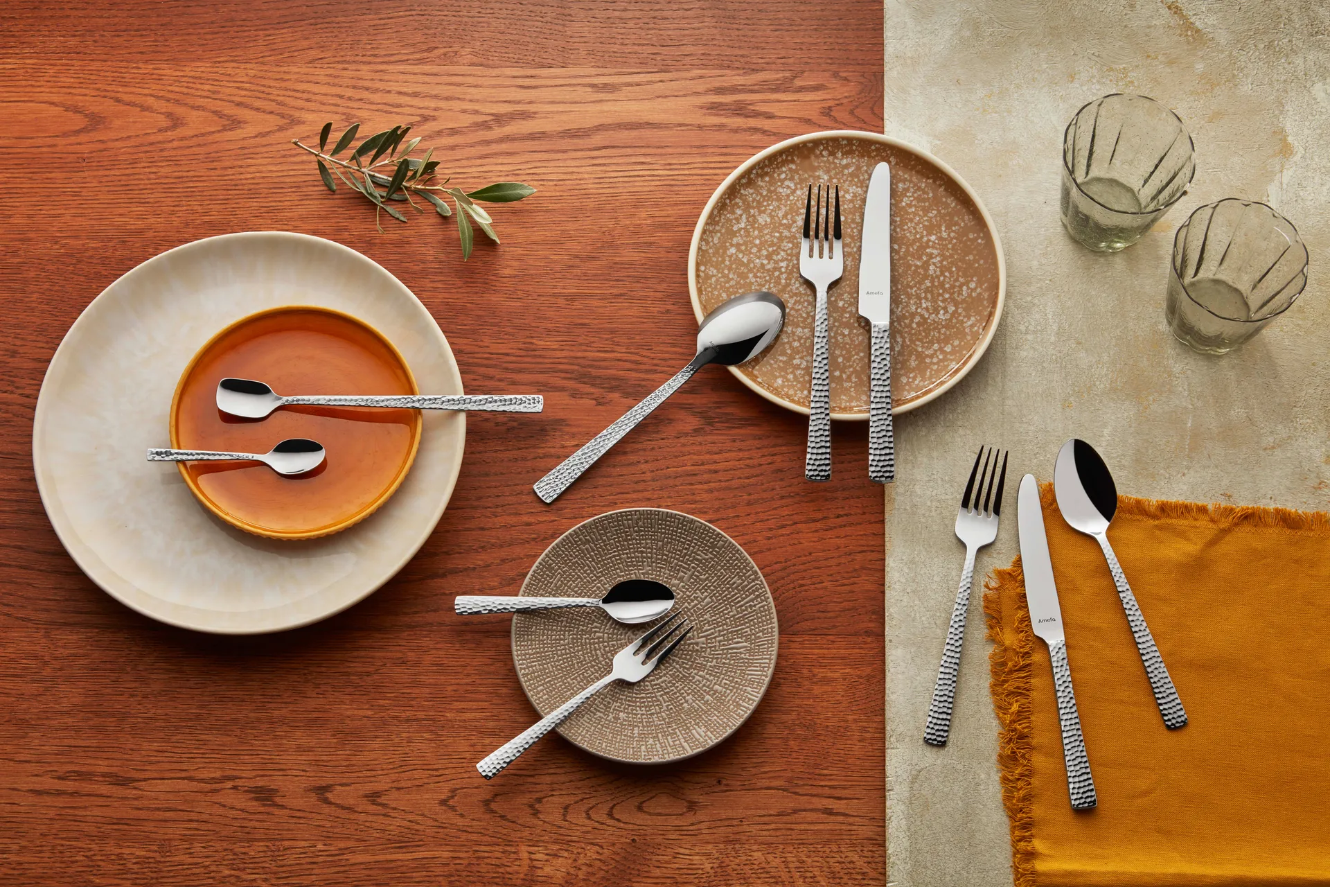 Zestaw sztućców Felicity, 42 szt., Stal nierdzewna Amefa