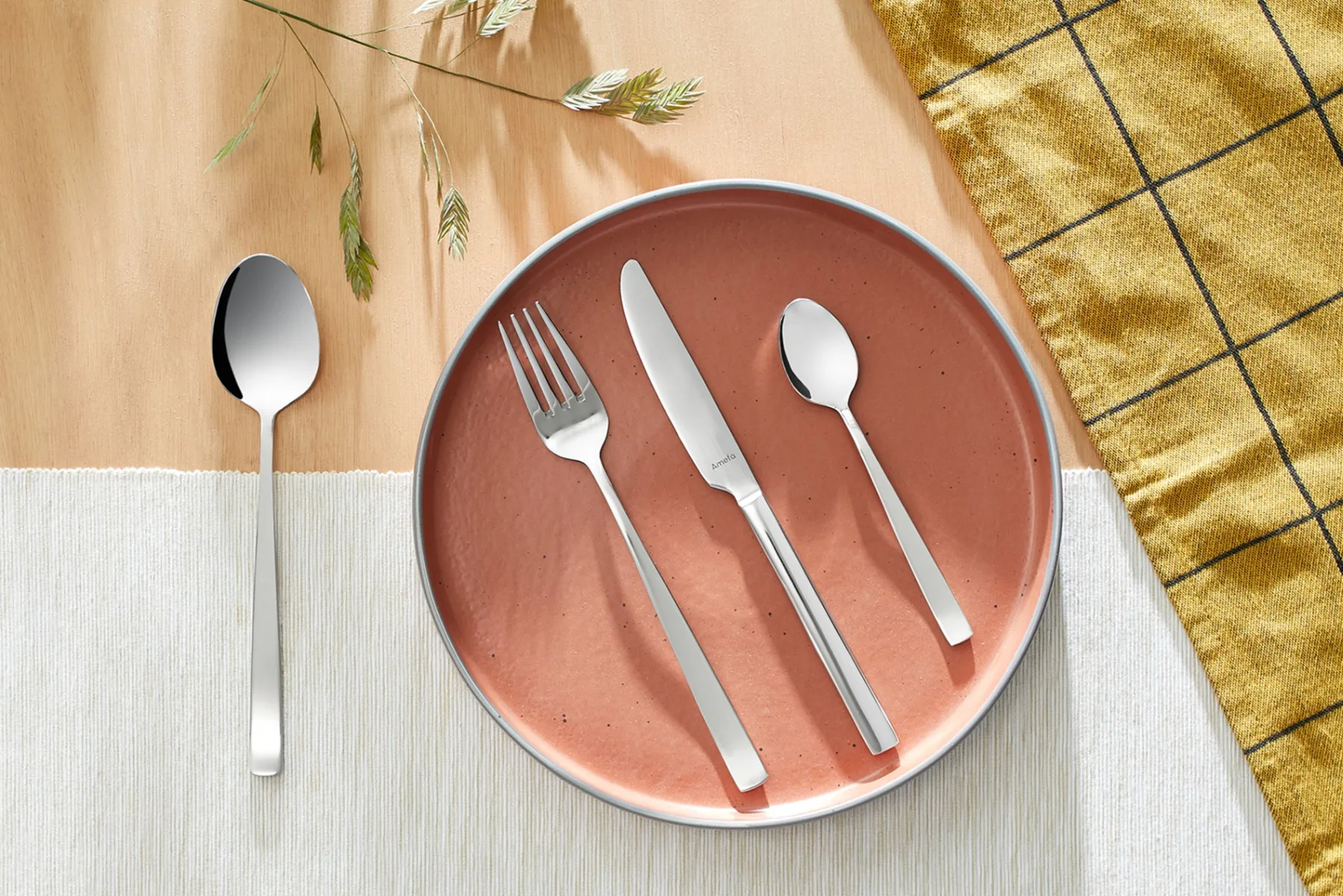 Zestaw sztućców Martin, 24 części, Stal nierdzewna Amefa