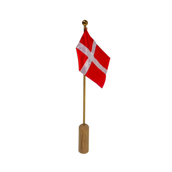 Flaga Celebrating Denmark 40 cm - Oak-brass - Andersen Furniture