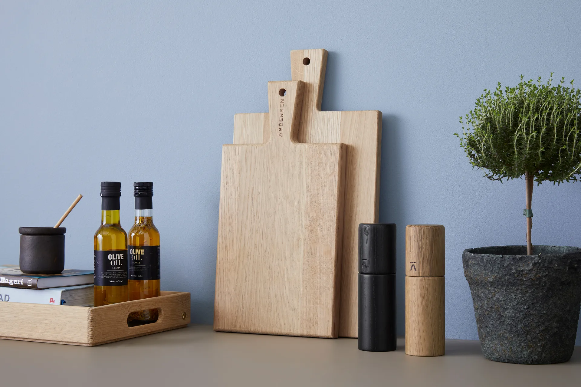 Młynków do soli/pieprzu Andersen 18 cm, Oak Andersen Furniture