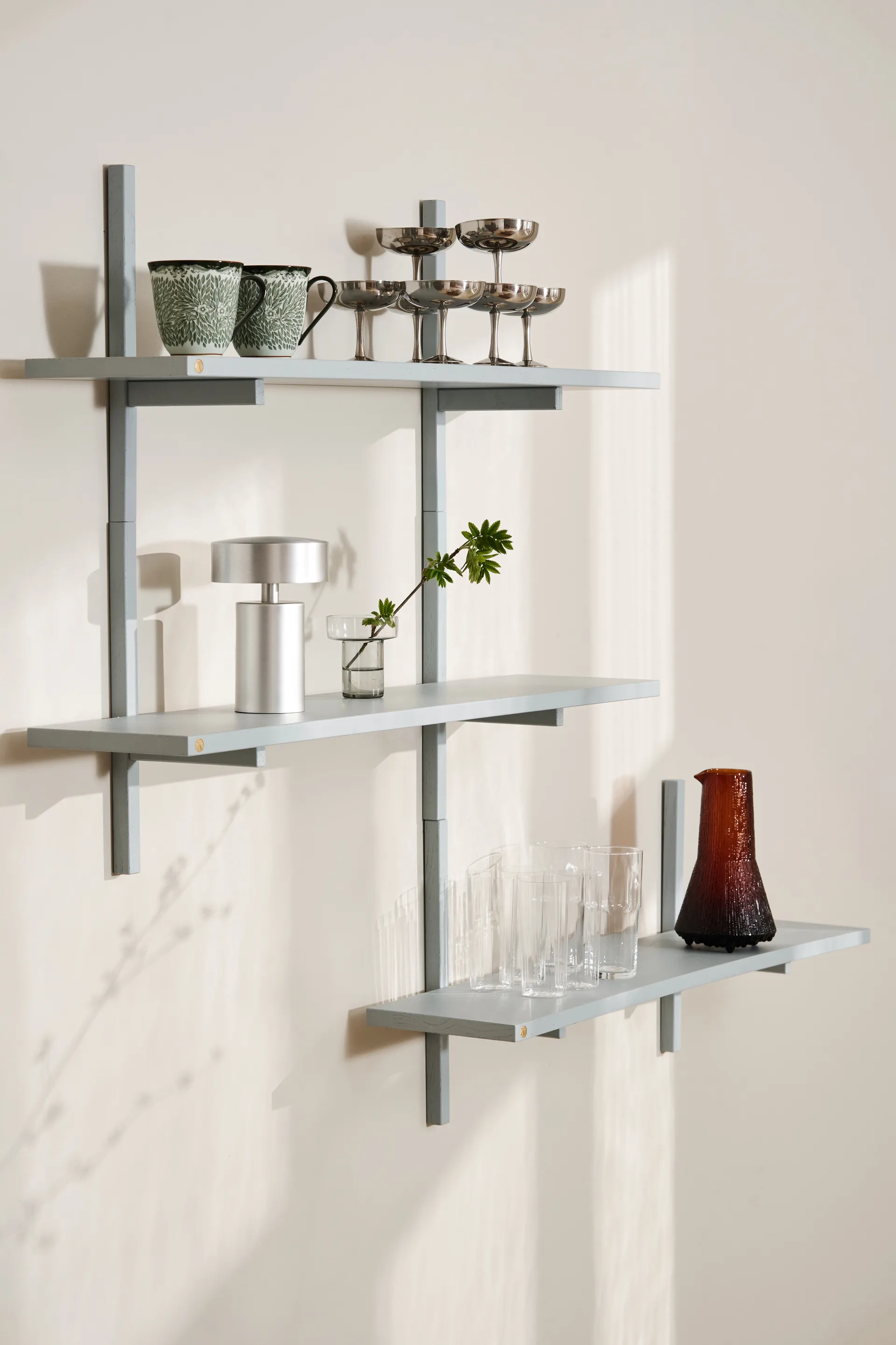 Półka ścienna A-Light Shelf Special Edition, Grey blue 90x21x35 cm Andersen Furniture