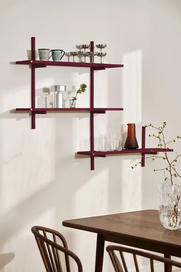 Półka ścienna A-Light Shelf Special Edition - Wine red 90x21x35 cm - Andersen Furniture
