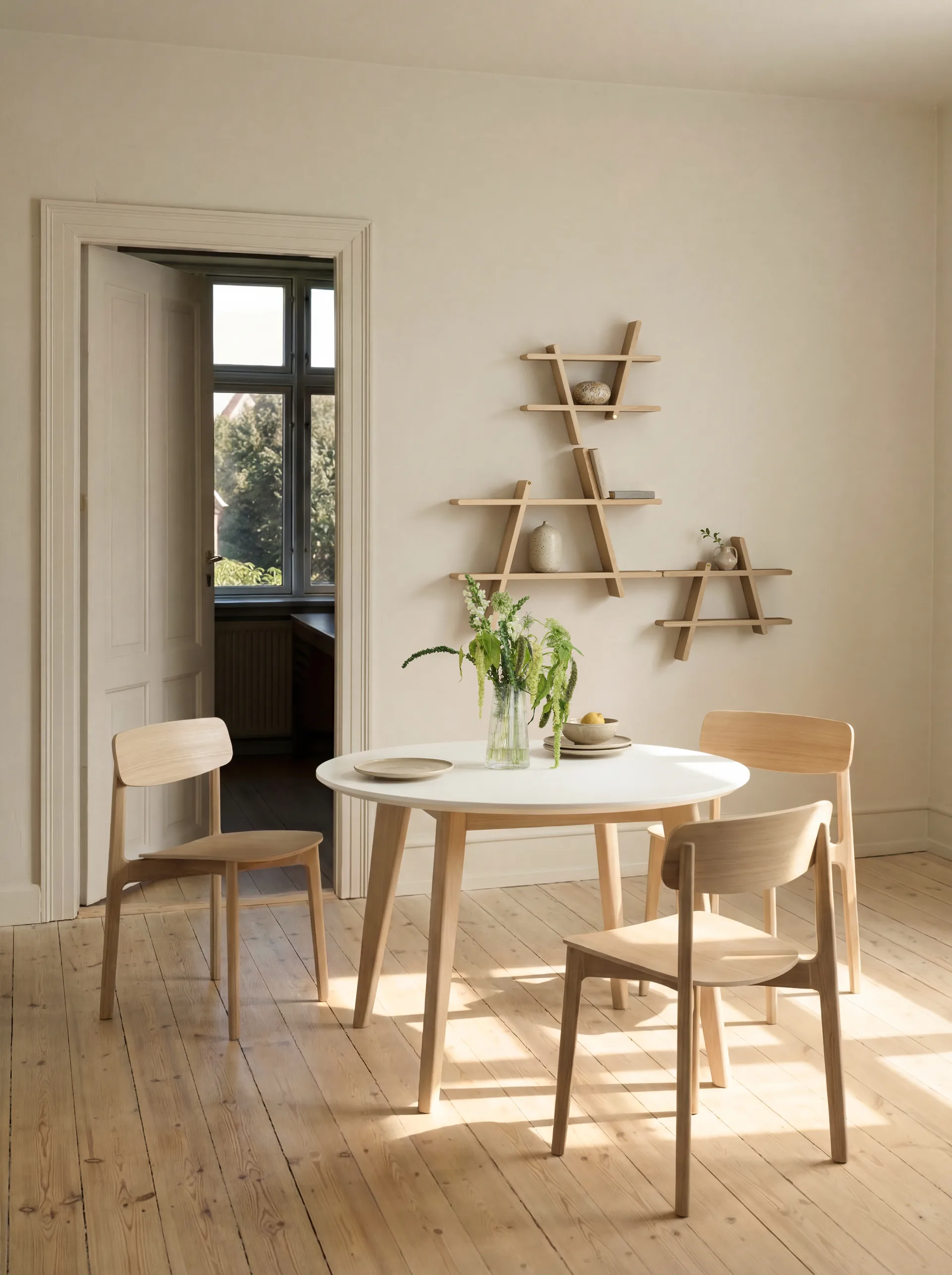 Półka ścienna A-Shelf Large 78x12x67 cm, Oak Andersen Furniture