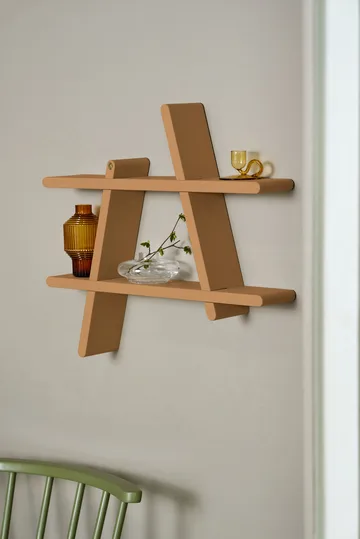 Półka ścienna A-Shelf Special Edition - Brown beige M 52x9x46 cm - Andersen Furniture