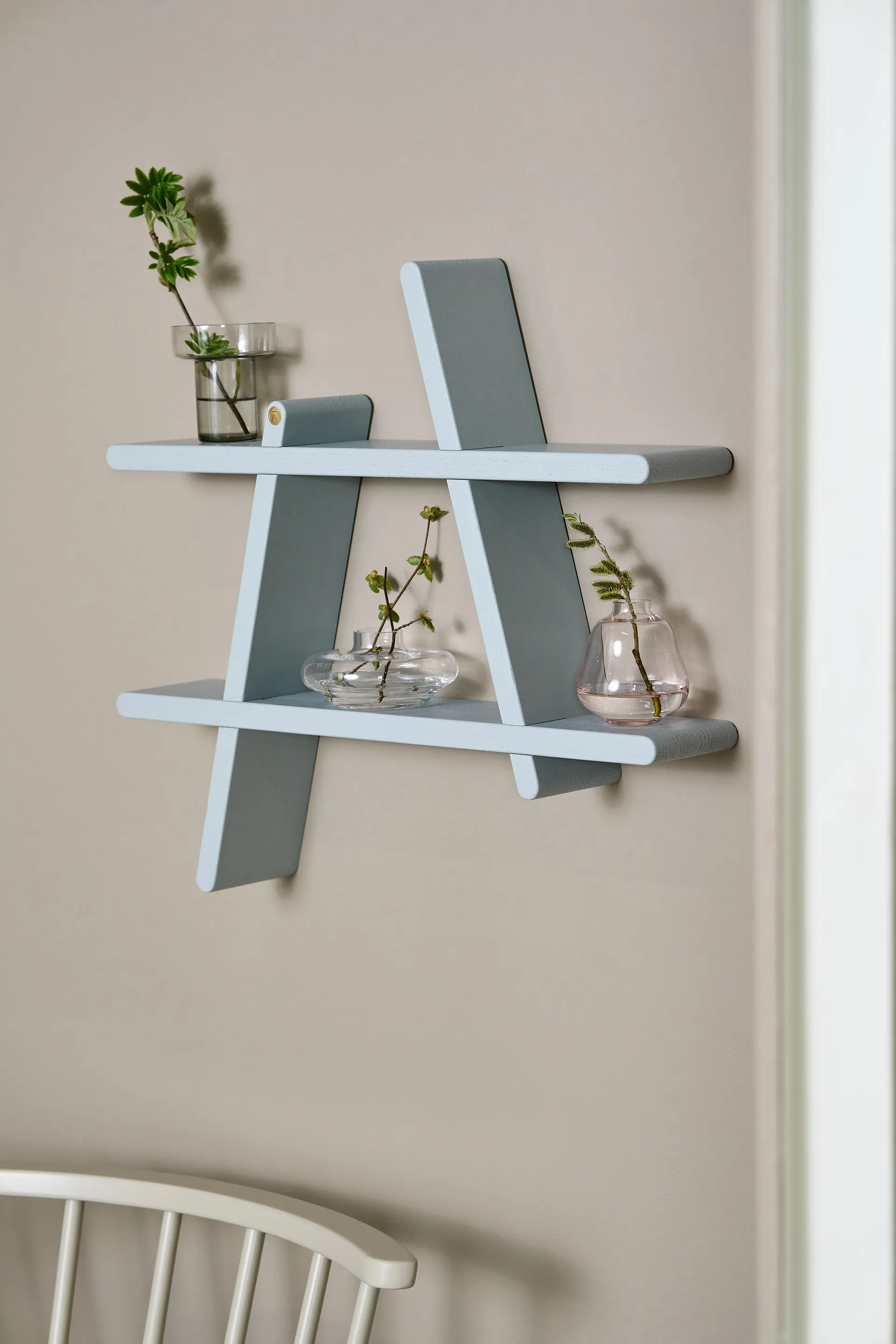 Półka ścienna A-Shelf Special Edition, Grey blue M 52x9x46 cm Andersen Furniture