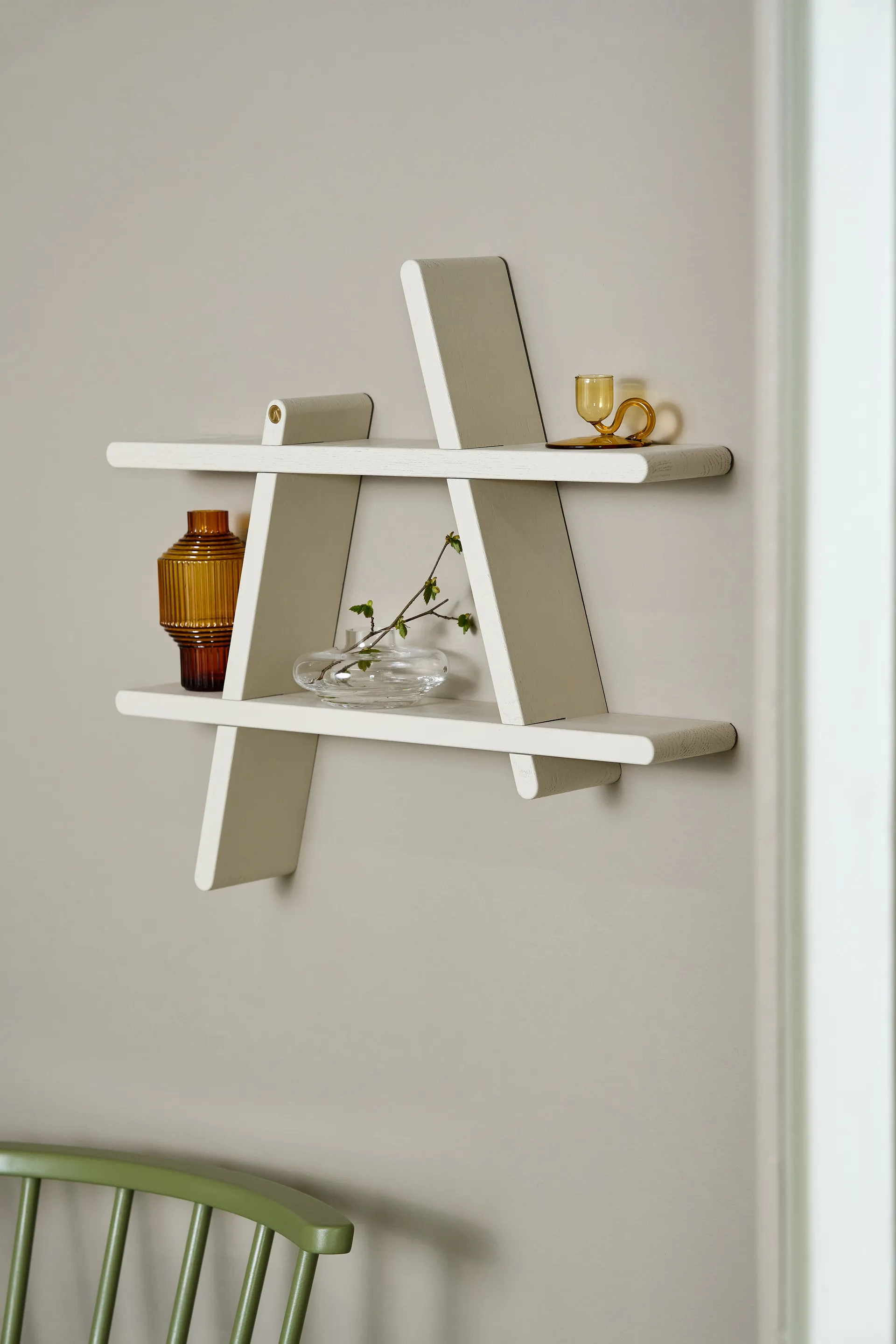 Półka ścienna A-Shelf Special Edition, Light beige M 52x9x46 cm Andersen Furniture