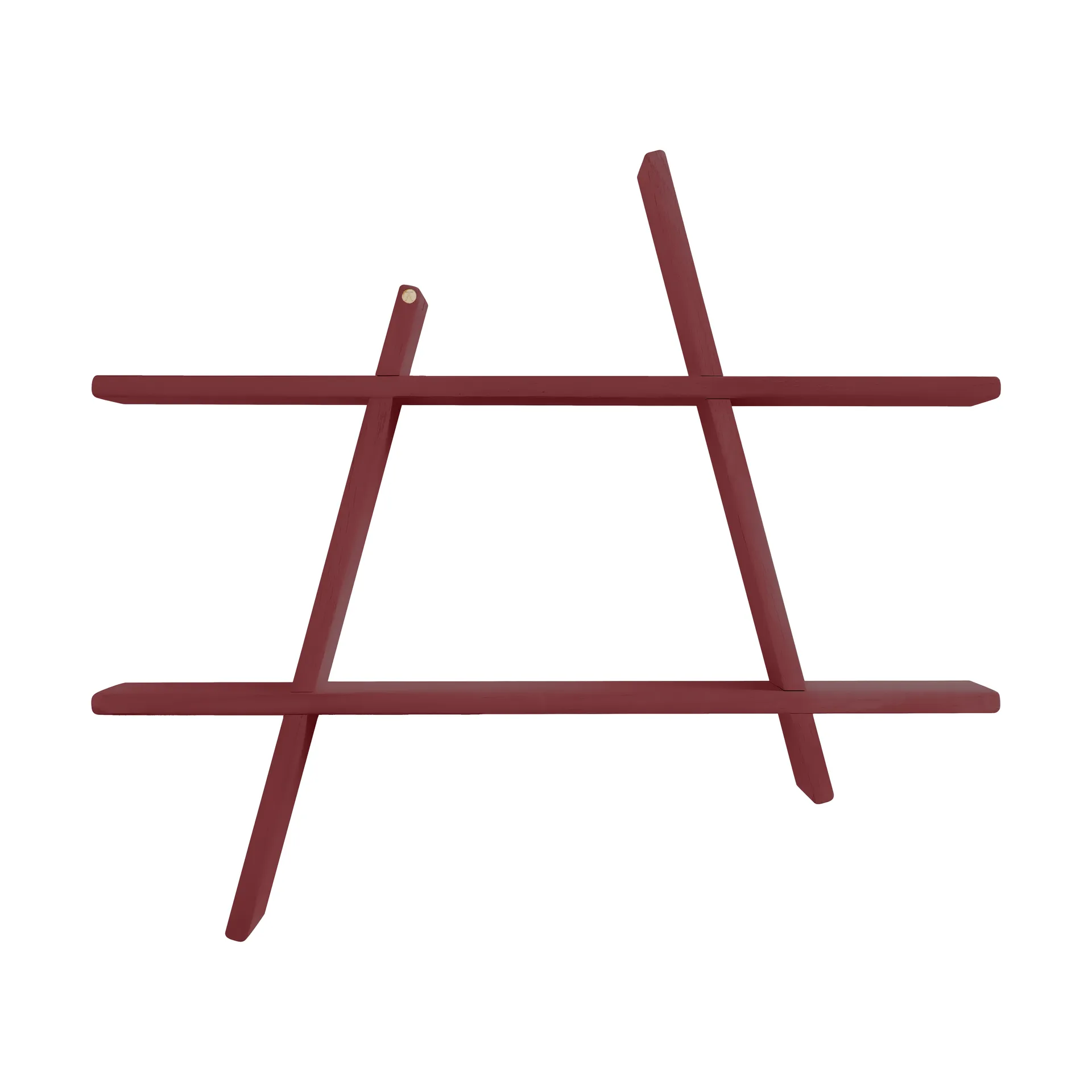 Półka ścienna A-Shelf Special Edition, Wine red L 78x12x67 cm Andersen Furniture