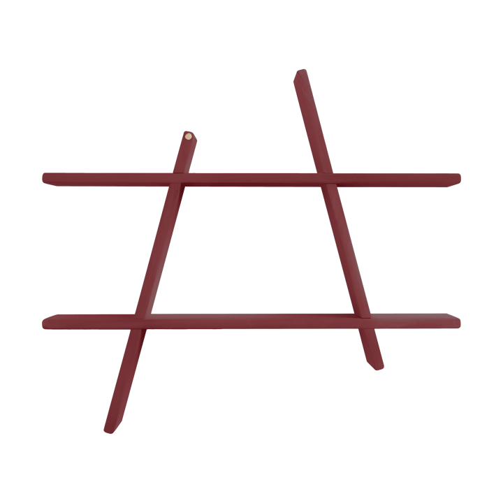 Półka ścienna A-Shelf Special Edition - Wine red L 78x12x67 cm - Andersen Furniture