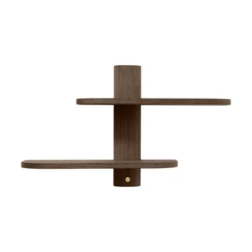 Półka ścienna Bend - Smoked Oiled Oak, 50x18x40 cm - Andersen Furniture