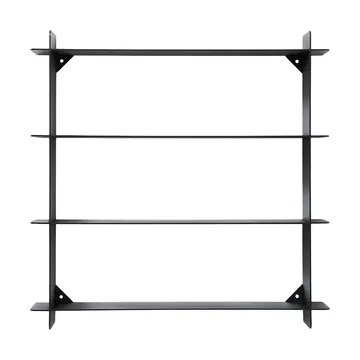 Półka ścienna Division - Black steel, 45x45x10 cm - Andersen Furniture