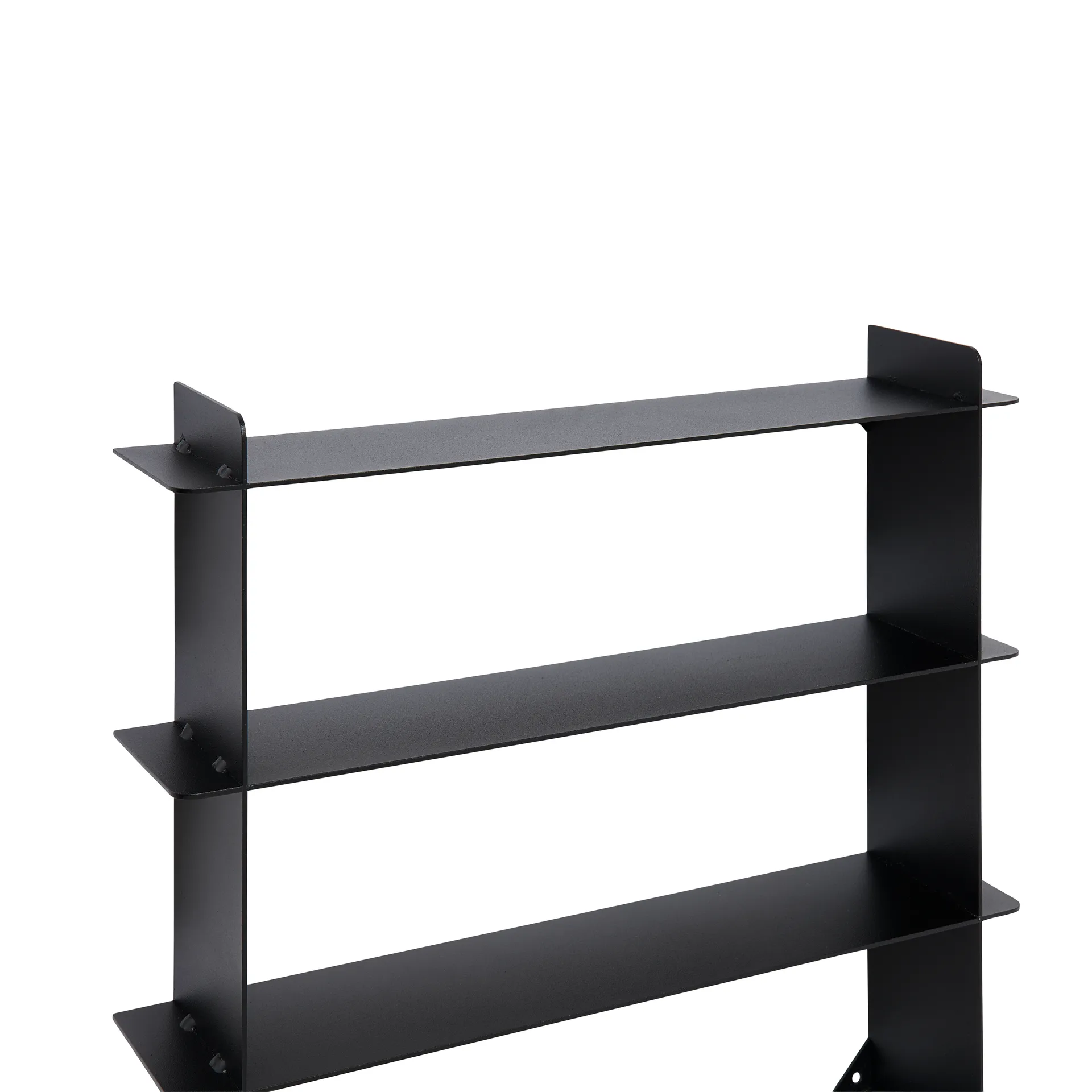 Półka ścienna Division, Black steel, 45x45x10 cm Andersen Furniture