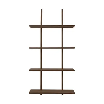 Półka ścienna Essence - Smoked Oiled Oak, 70x25x140 cm - Andersen Furniture