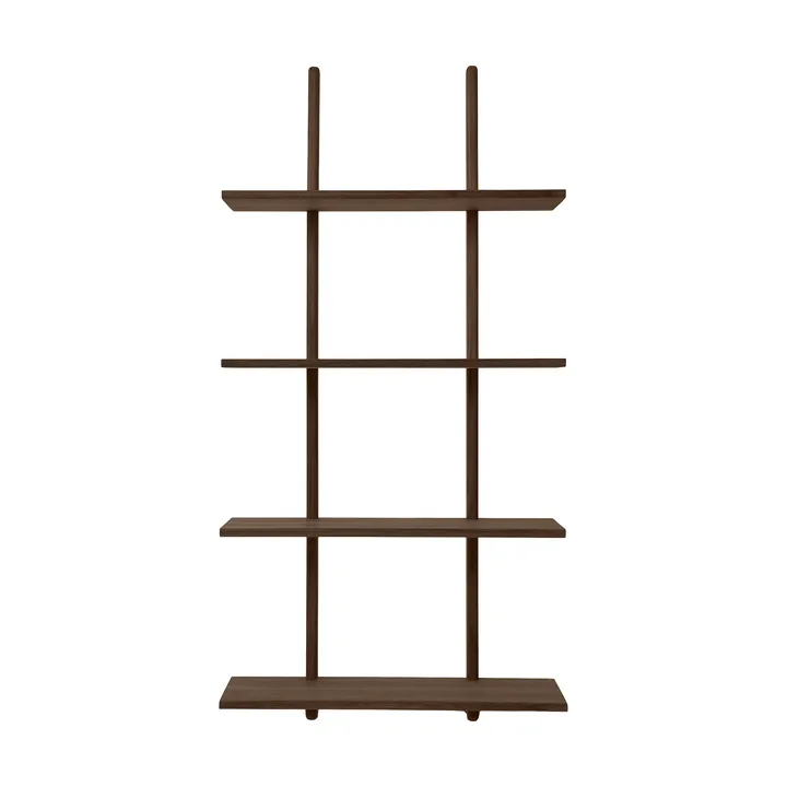 Półka ścienna Essence - Smoked Oiled Oak, 70x25x140 cm - Andersen Furniture