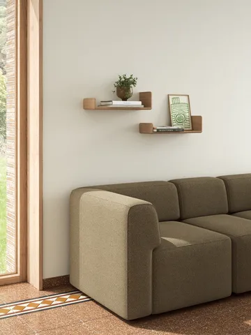 Półka ścienna Level - Oak, 55x18x9 cm - Andersen Furniture