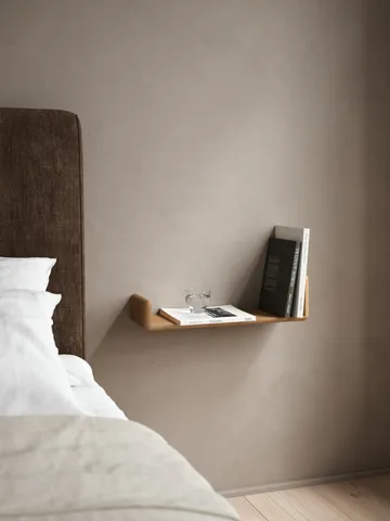 Półka ścienna Level - Oiled Nature Oak, 55x18x9 cm - Andersen Furniture