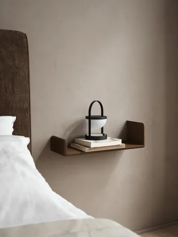 Półka ścienna Level - Smoked Oiled Oak, 55x18x9 cm - Andersen Furniture