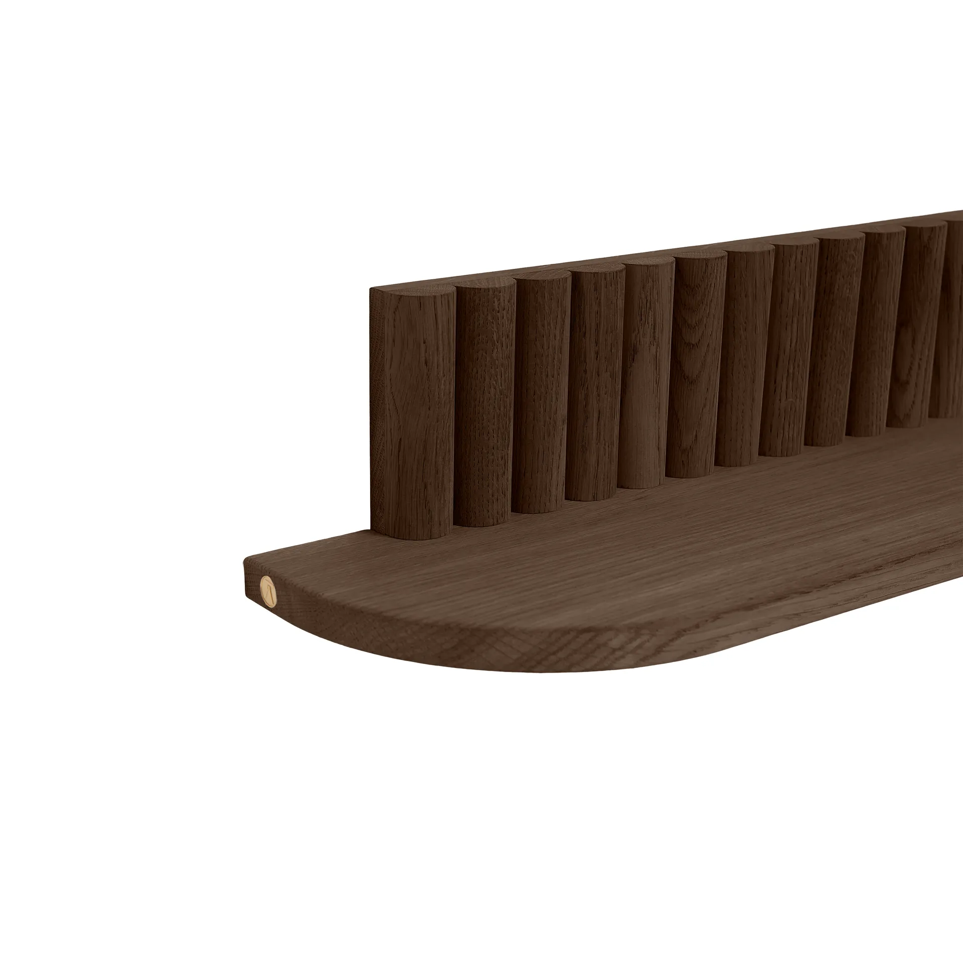 Półka ścienna Pillar, Smoked Oiled Oak, 78x15x12 cm Andersen Furniture