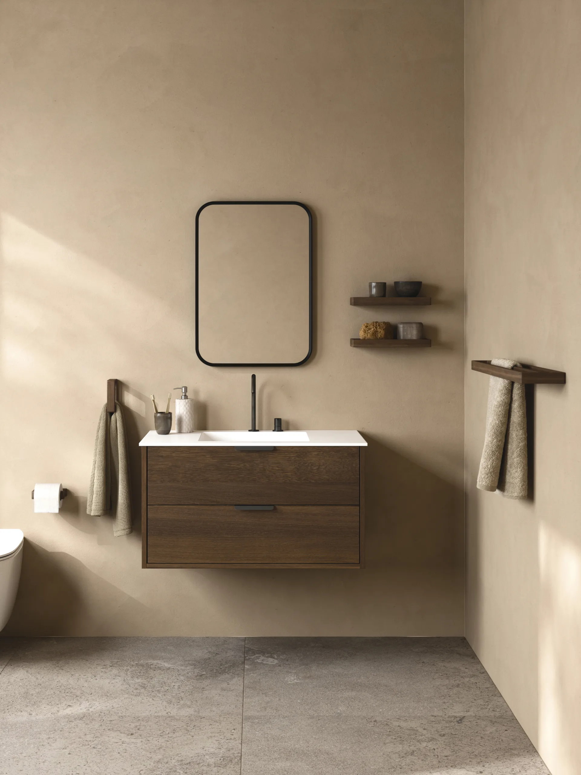 Półka ścienna Shelf 10 32 cm, Dark Stain Matt Lacquer Ash Andersen Furniture
