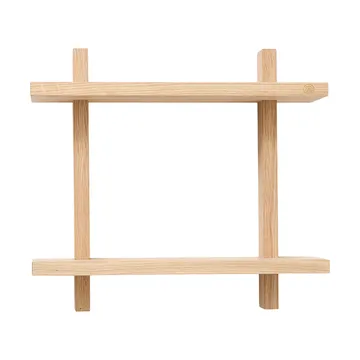 Półka ścienna Treat Double - Oak, 34x12x34 cm - Andersen Furniture