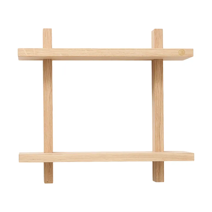 Półka ścienna Treat Double - Oak, 34x12x34 cm - Andersen Furniture