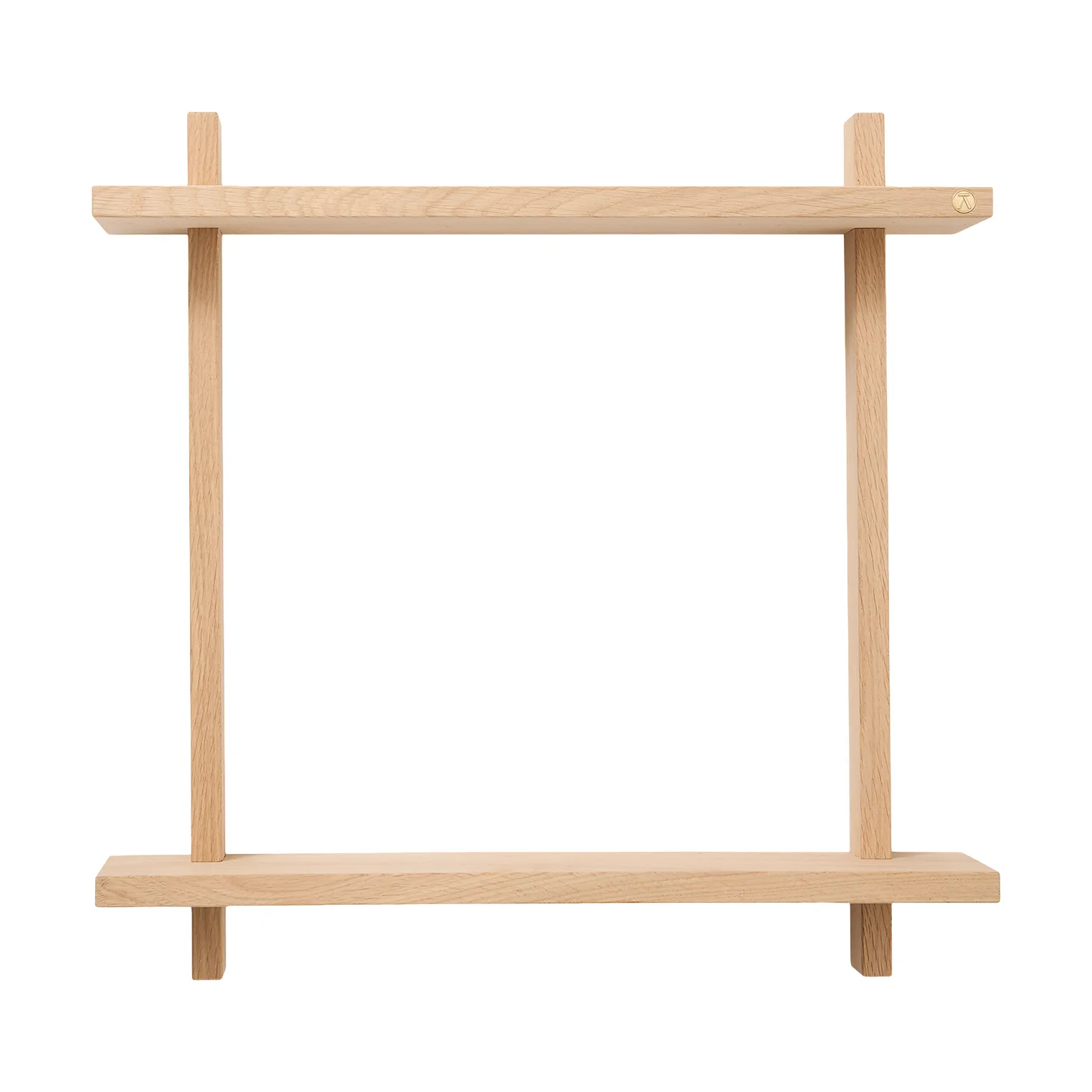 Półka ścienna Treat Double, Oak, 50x12x50 cm Andersen Furniture
