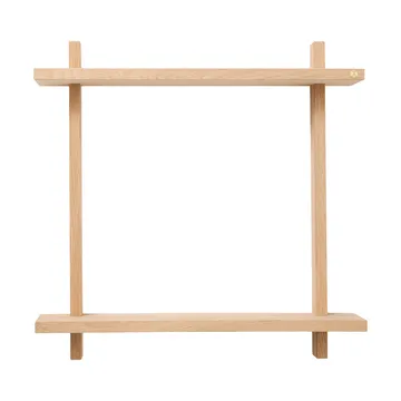 Półka ścienna Treat Double - Oak, 50x12x50 cm - Andersen Furniture