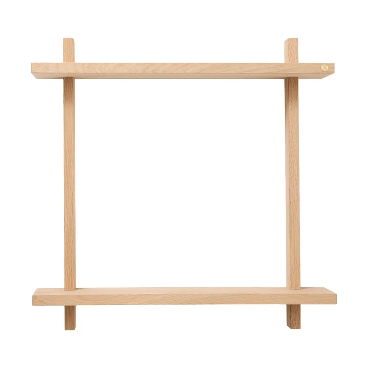 Półka ścienna Treat Double - Oak, 50x12x50 cm - Andersen Furniture