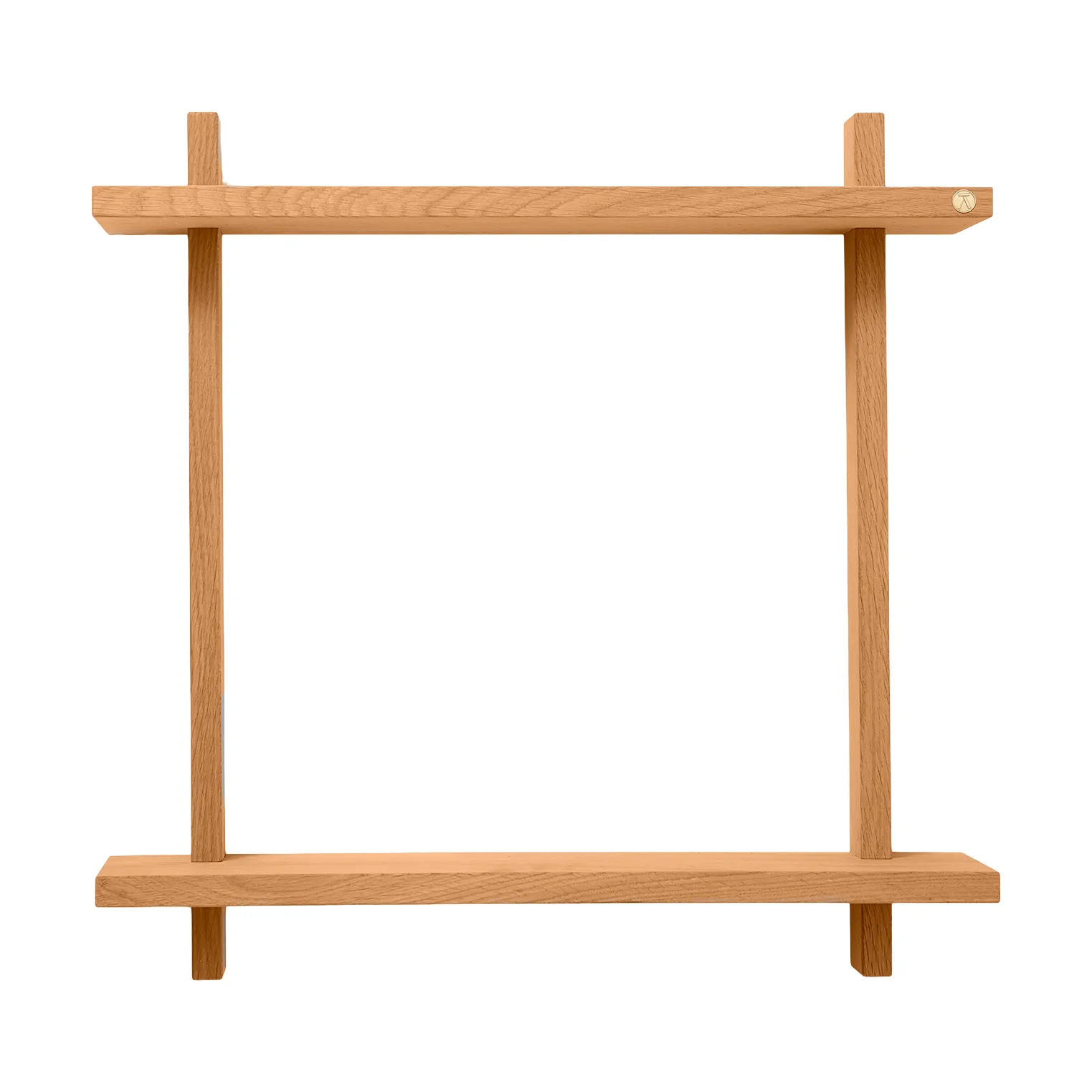 Półka ścienna Treat Double, Oiled Nature Oak, 50x12x50 cm Andersen Furniture