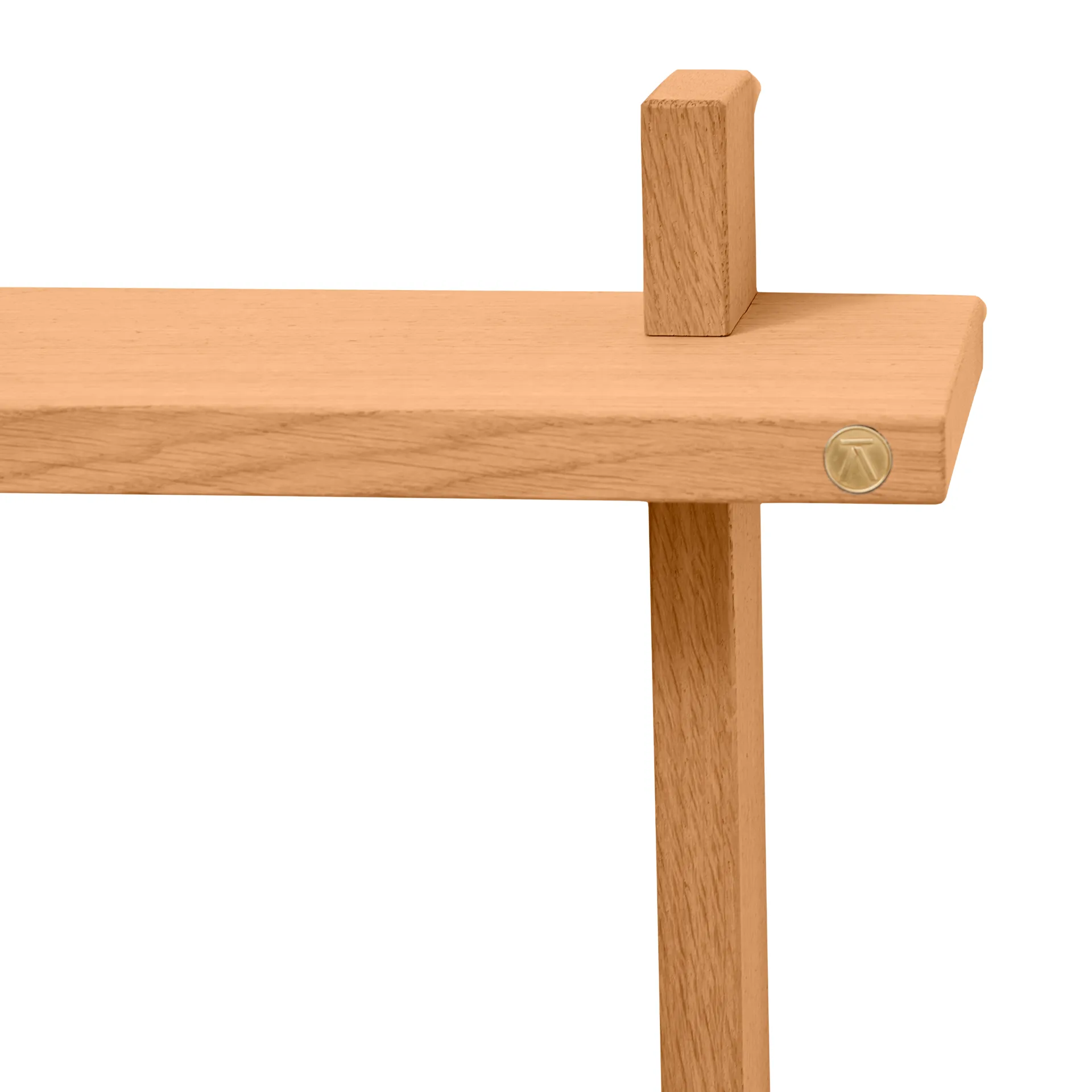 Półka ścienna Treat Double, Oiled Nature Oak, 50x12x50 cm Andersen Furniture