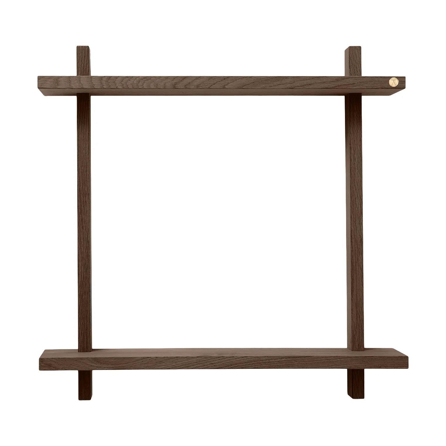 Półka ścienna Treat Double, Smoked Oiled Oak, 50x12x50 cm Andersen Furniture