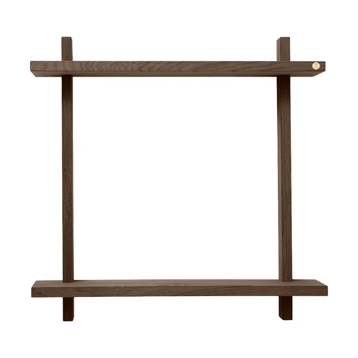 Półka ścienna Treat Double - Smoked Oiled Oak, 50x12x50 cm - Andersen Furniture