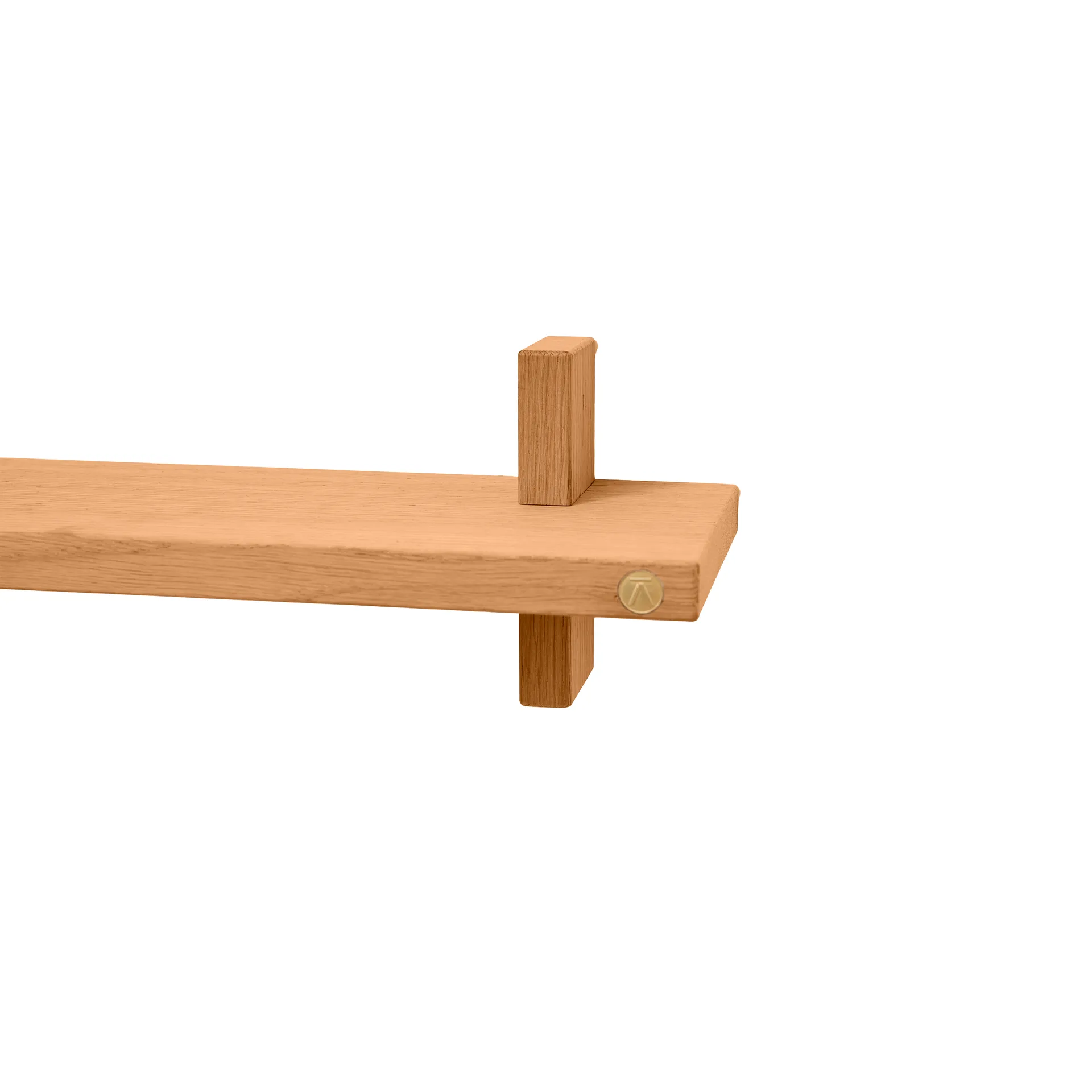 Półka ścienna Treat Single, Oiled Nature Oak, 50x12x11,2 cm Andersen Furniture