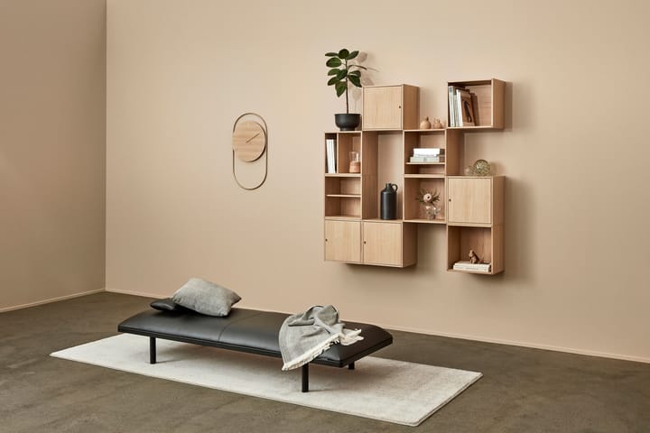 Zegar ścienny A-Wall 41x76 cm, Oak-brass Andersen Furniture