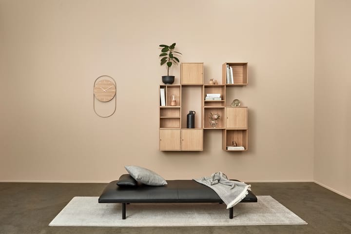 Zegar ścienny A-Wall 41x76 cm, Oak-brass Andersen Furniture