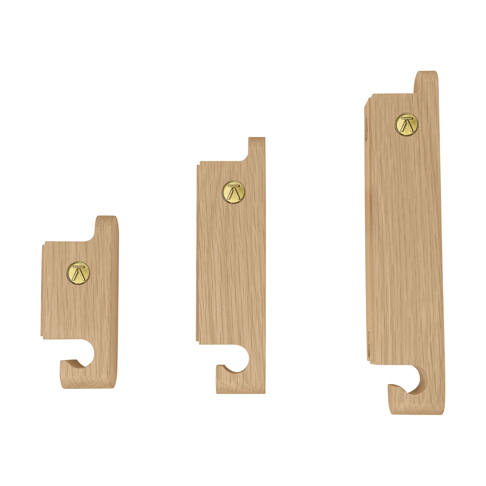 Zestaw 3 haczyków Multi Hooks, Oak Andersen Furniture