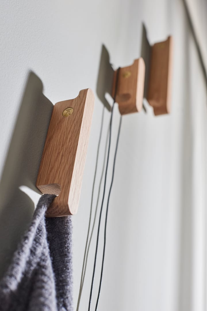 Zestaw 3 haczyków Multi Hooks - Oak - Andersen Furniture