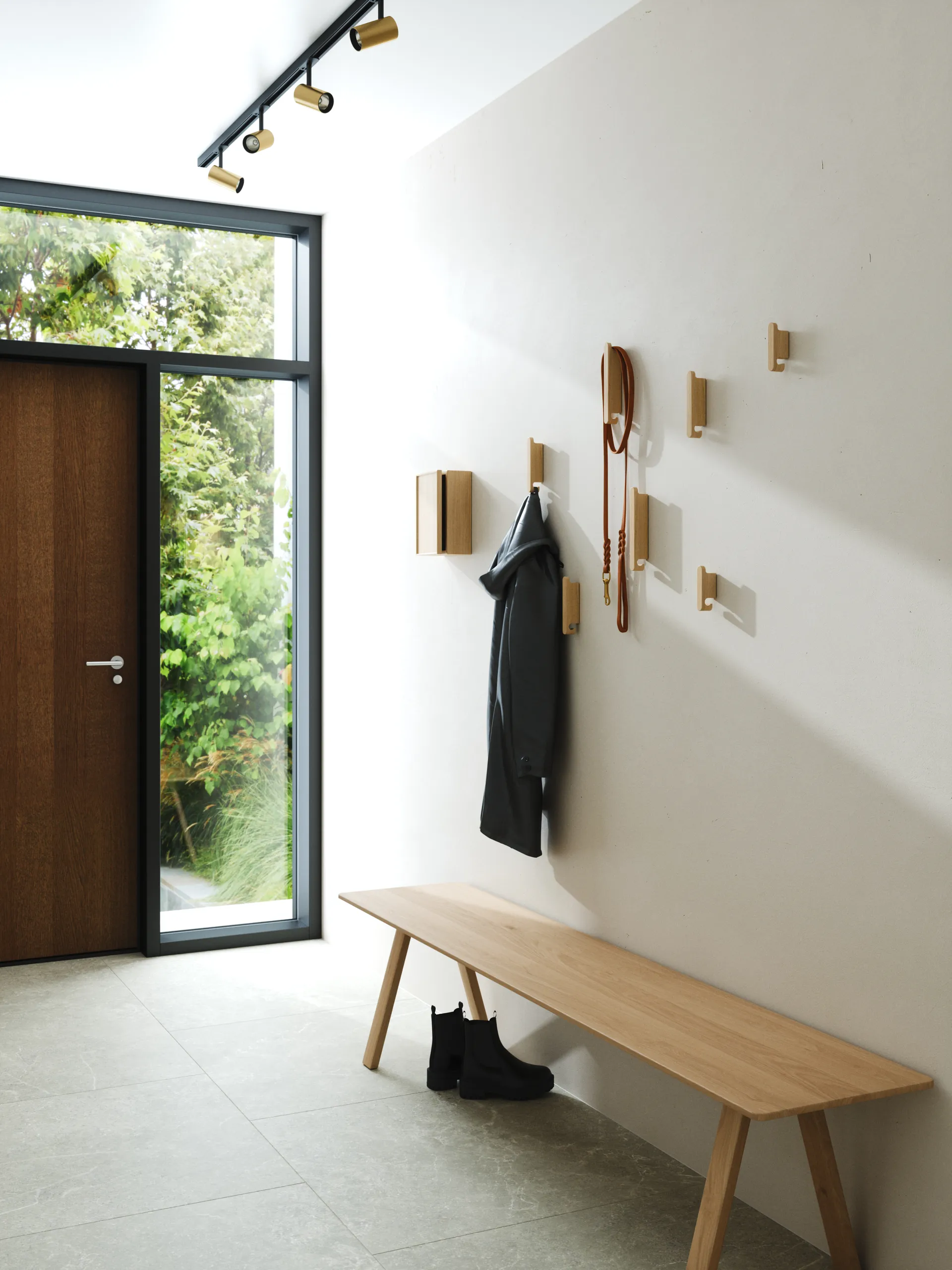 Zestaw 3 haczyków Multi Hooks, Oak Andersen Furniture