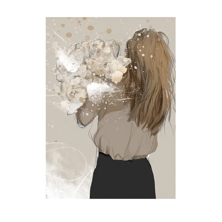 Plakat Wild at heart, 50x70 cm Anna Bülow