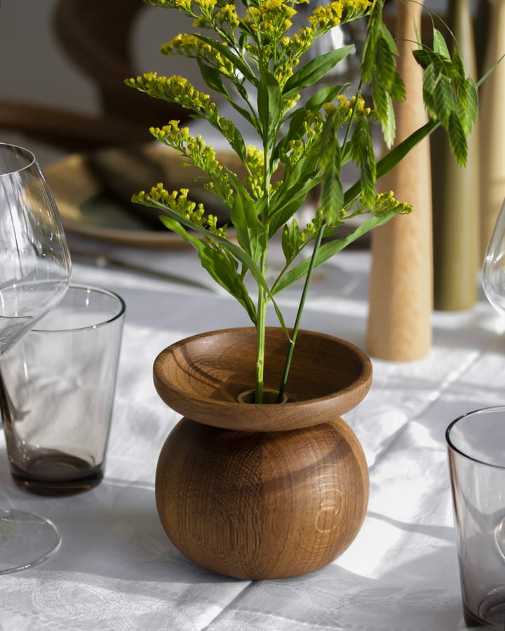 Wazon Shape Bowl, Dąb wędzony Applicata