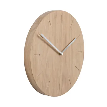 Zegar ścienny Watch:Out dębowy - dąb-stal - Applicata