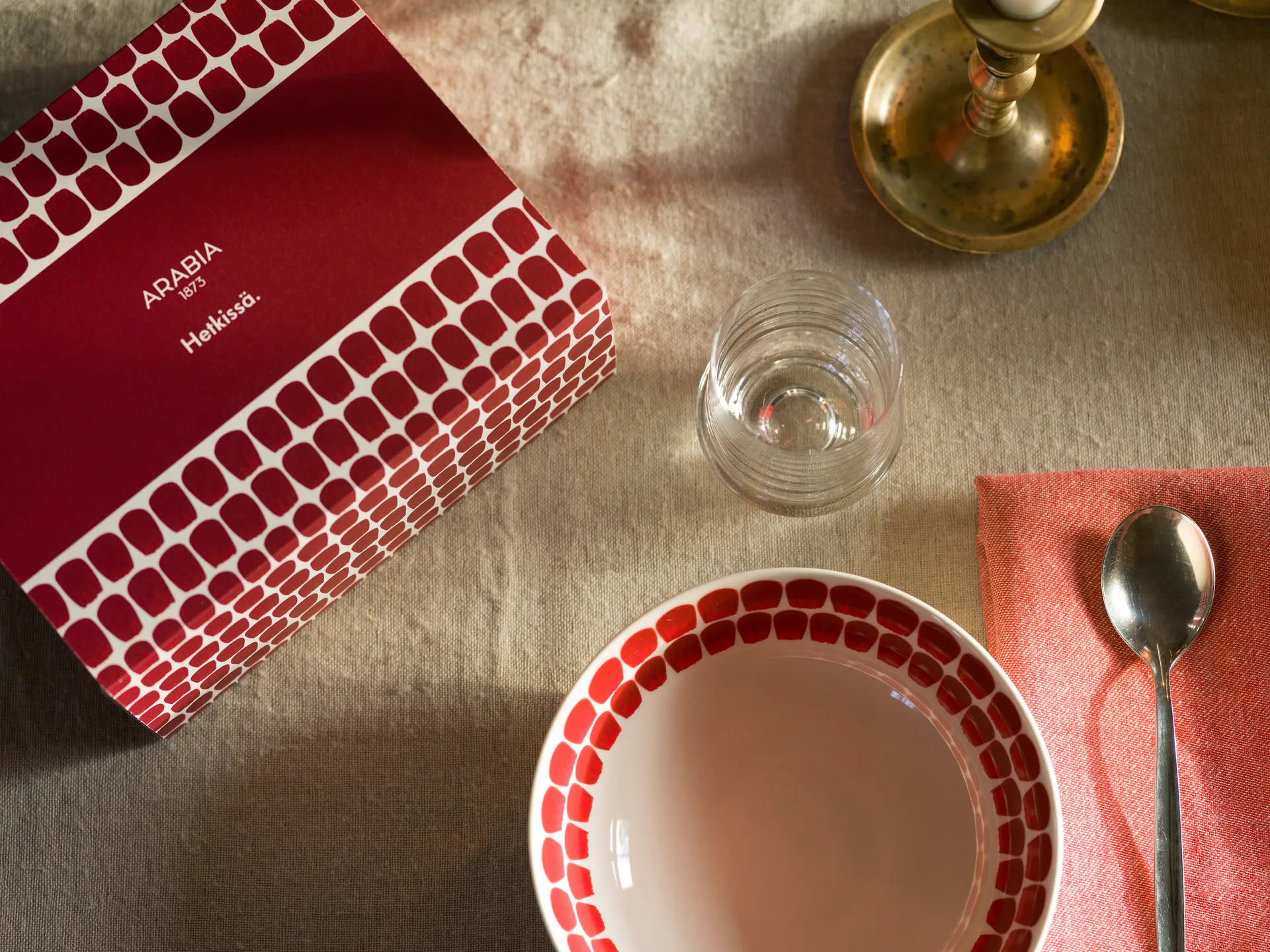 24h Tuokio miska Ø18 cm, Czerwony Arabia