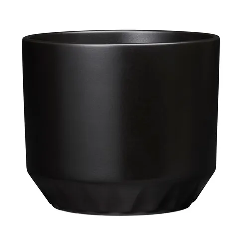 Doniczka Ilona Ø12x10 cm, Matowa czerń Arabia