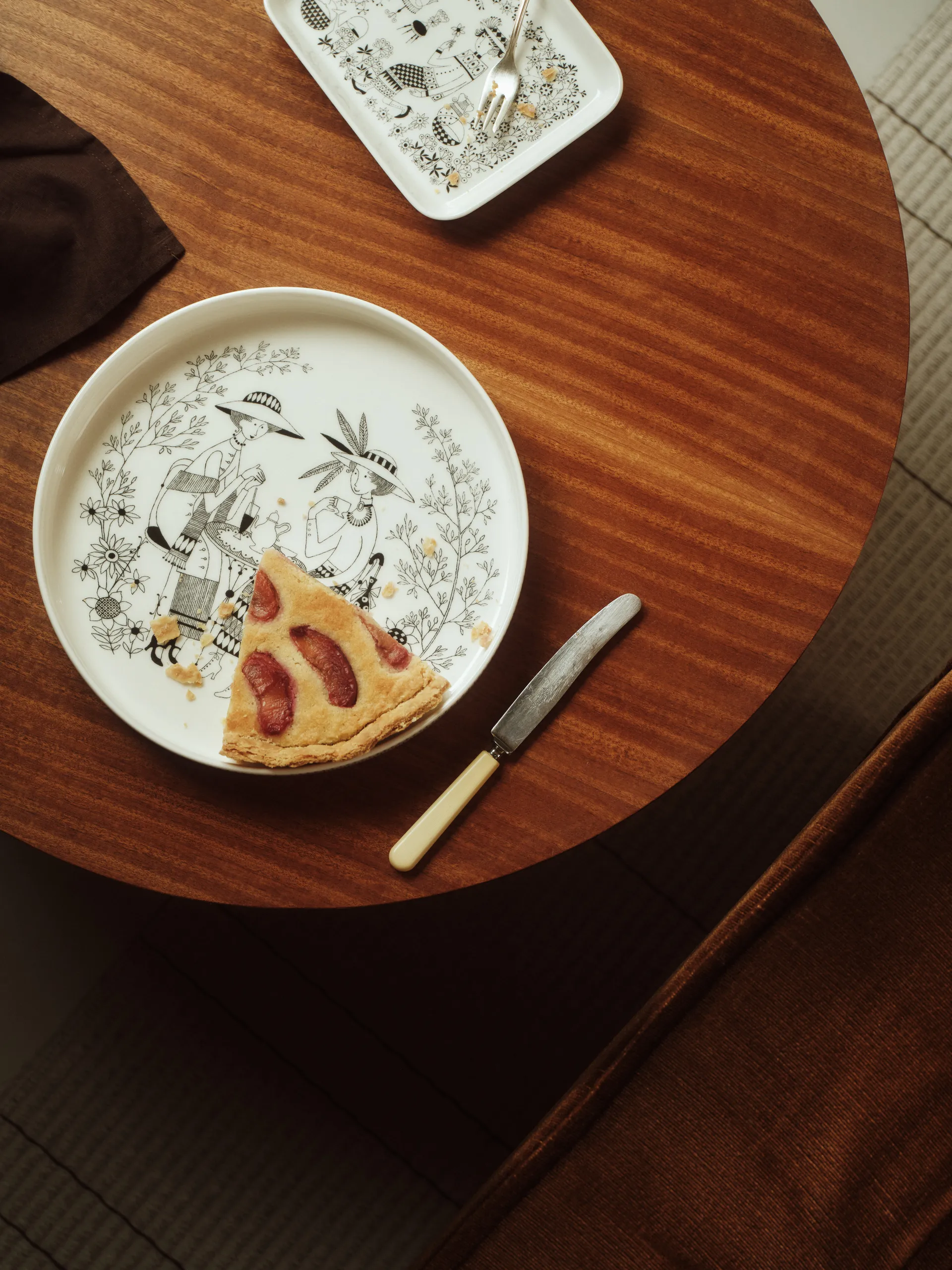 Forma do tarty Emilia Ø28 cm, Czarno-biały Arabia