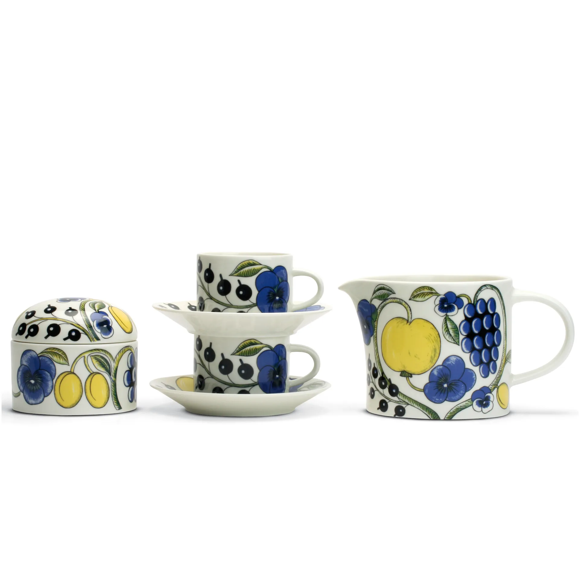 Paratiisi pojemnik z pokrywką, biały-wielokolorowy Arabia