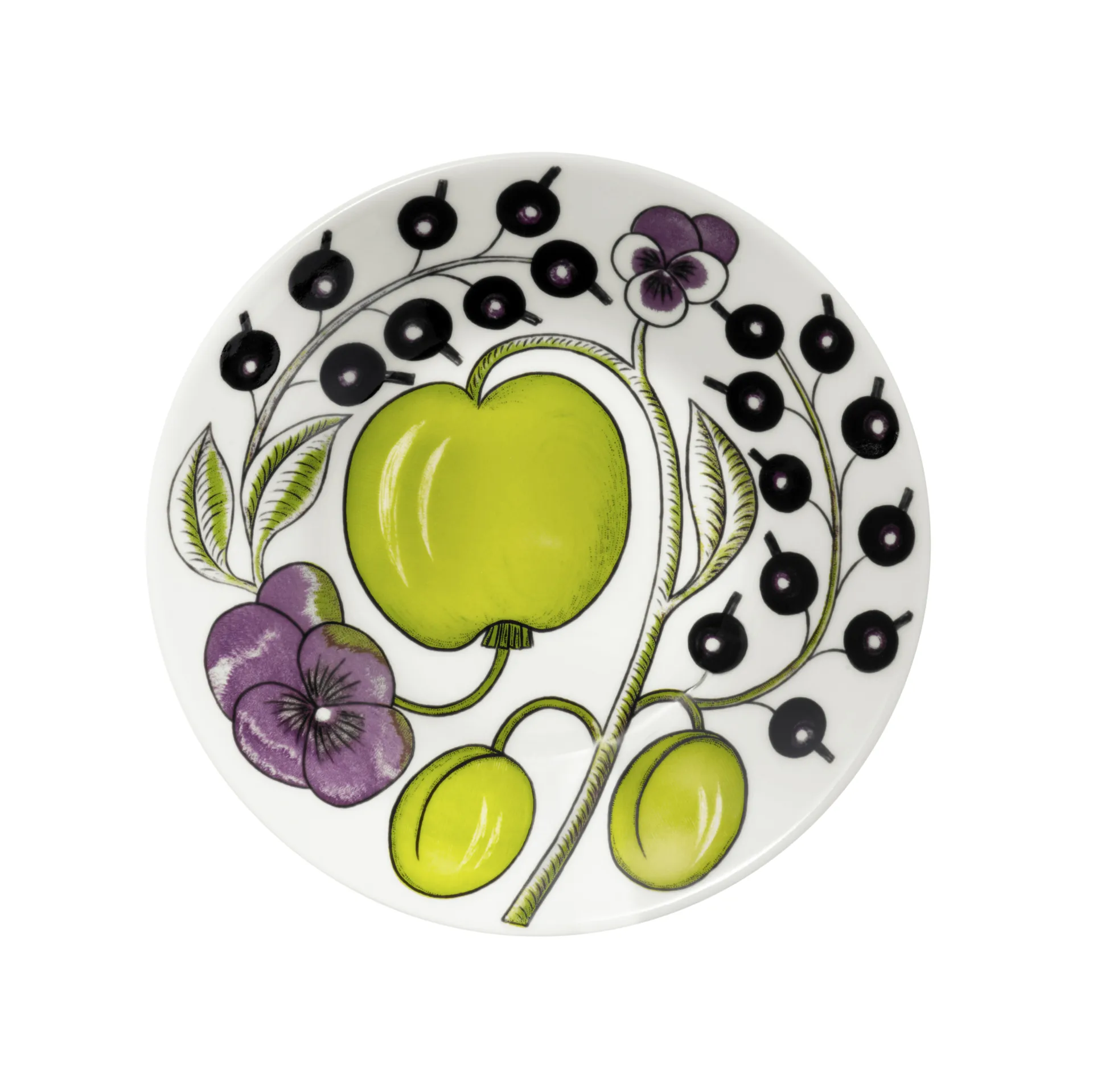 Paratiisi talerz Ø16,5 cm do filiżanki 280 ml, purpurowy Arabia