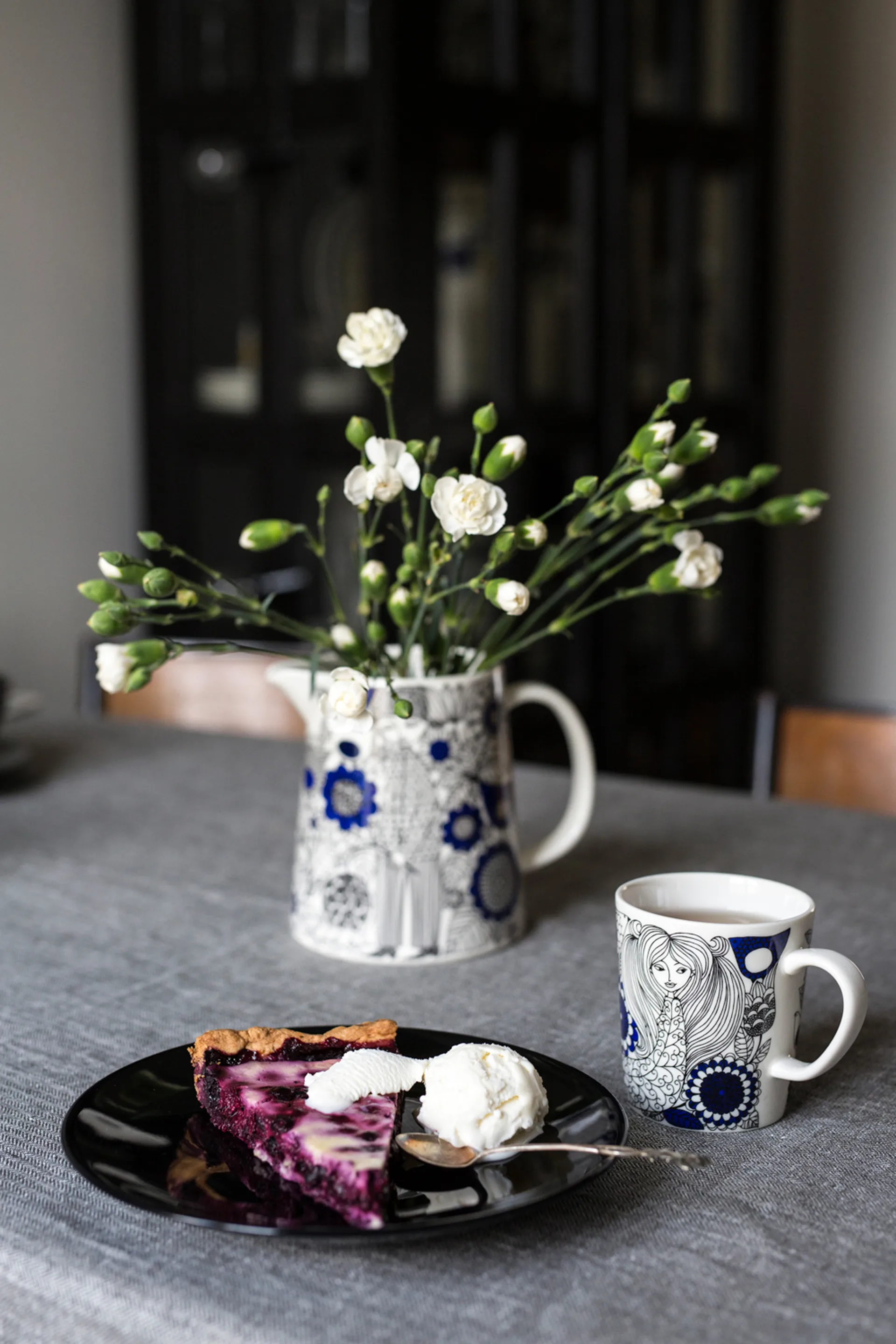 Pastoraali kubek 300 ml, niebieski Arabia