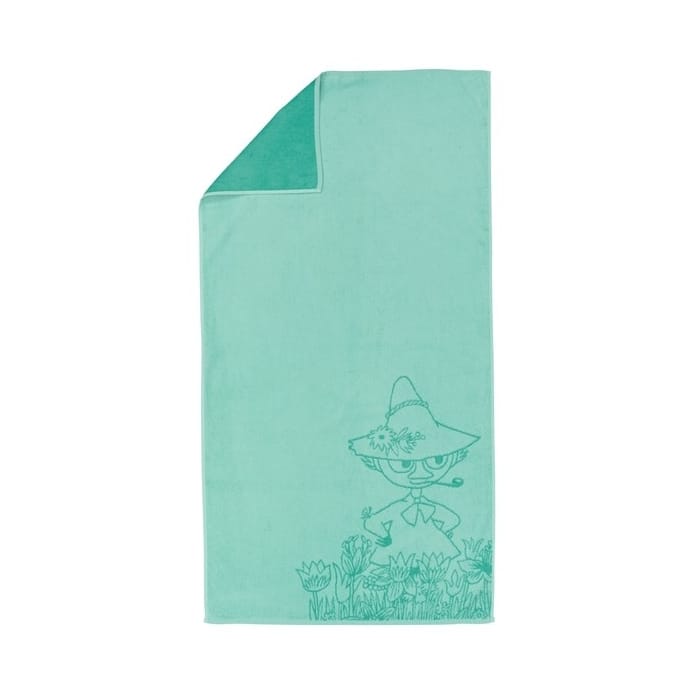 Ręcznik kąpielowy Muminki  70x140 cm - Włóczykij, miętowy - Arabia