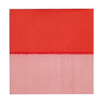 Serwetki Vuokko 33x33 cm, 20 szt. - Różowo-czerwony - Arabia